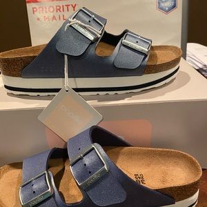 Papillio Arizona platform ice blue 7 narrow new